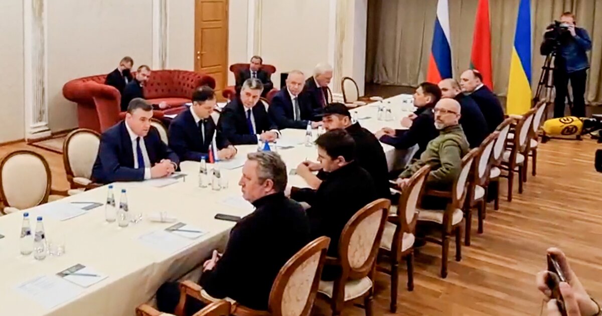 Первые переговоры россии