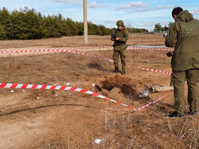 В Ростовской области упали три мины, выпущенные с территории Украины