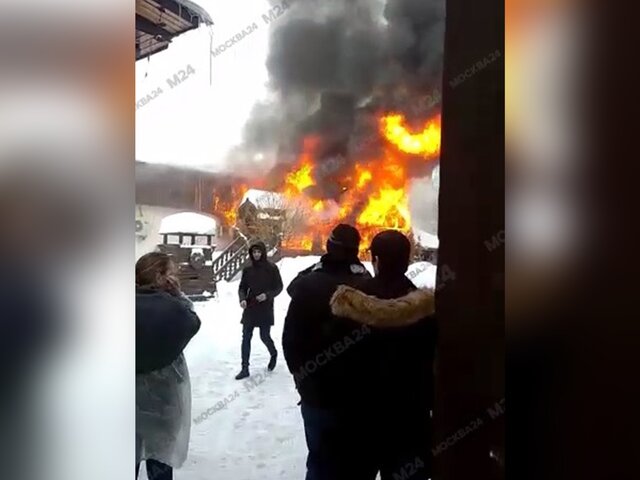 Пожар произошел в ресторане в подмосковной Андреевке