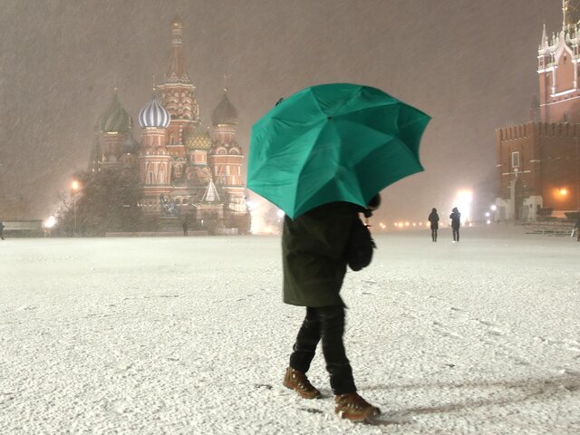 Москвичей предупредили о снеге с дождем
