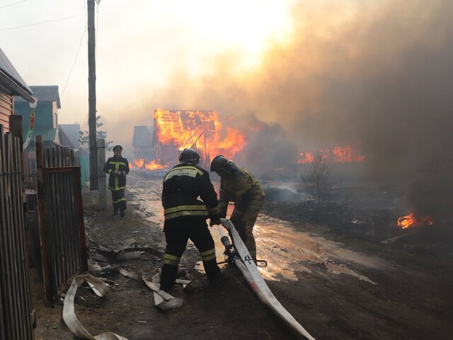 Режим ЧС ввели в Курганской области из-за пожаров