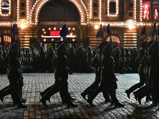 В Москве прошла вторая ночная репетиция парада Победы