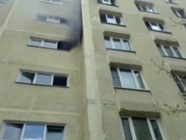 Пожар в многоквартирном доме в Мытищах ликвидирован