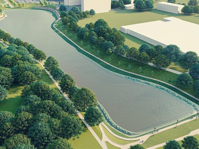 Благоустройство Калитниковского пруда в Москве завершат летом 2022 года