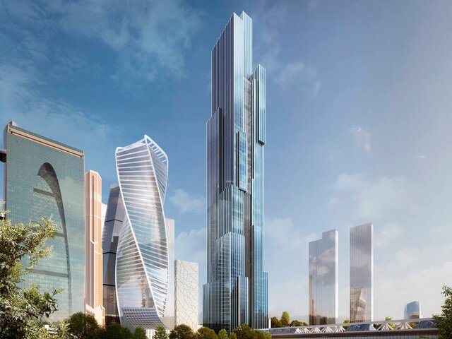 Самый высокий небоскреб появится в Москве в 2030 году