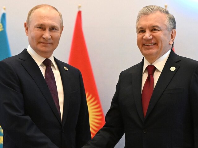 Путин обсудил с главой Узбекистана вопросы укрепления двустороннего партнерства
