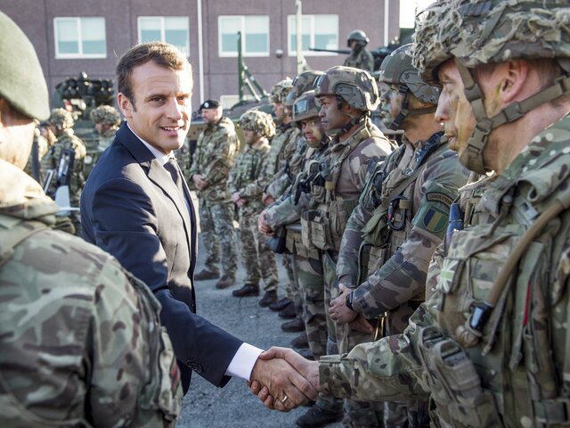Макрон заявил о планах сделать армию Франции лучшей по оснащенности в Европе