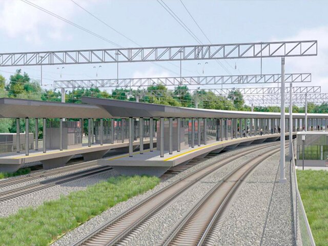 Инфраструктуру станции Лесной Городок МЦД-4 интегрируют в транспортную систему столицы