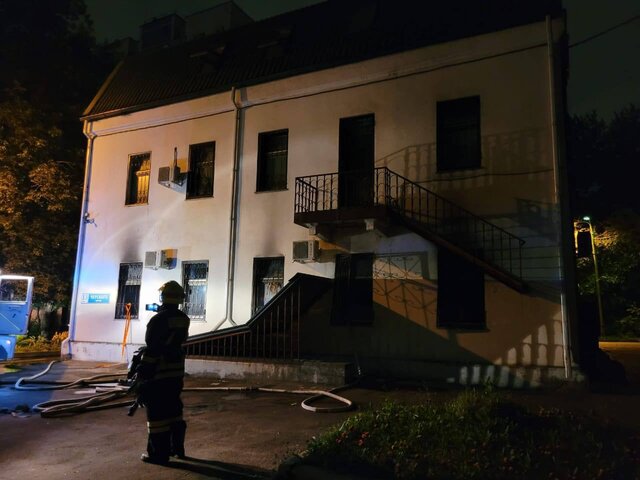 СК организовал проверку после пожара в частной клинике на северо-востоке Москвы