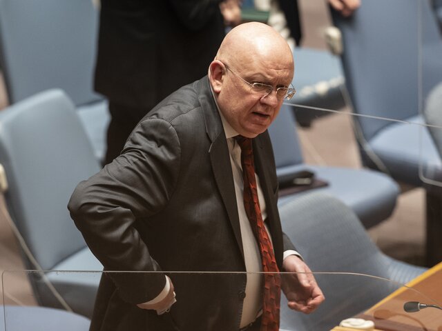 Небензя покинул зал заседаний СБ ООН после обвинений главы ЕС в адрес РФ