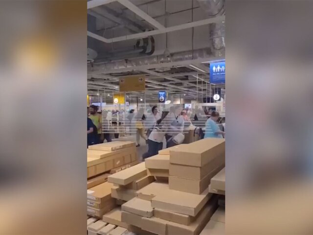 Опубликовано видео с закрытой распродажи IKEA для сотрудников