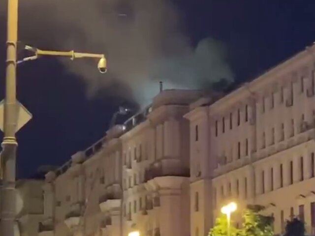 Площадь пожара в здании на Тверской улице составляет 200 квадратных метров