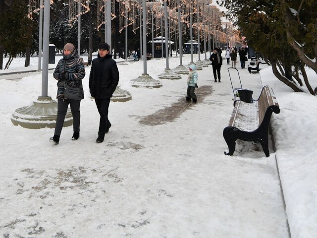 Снег и гололедицу спрогнозировали в Москве в субботу