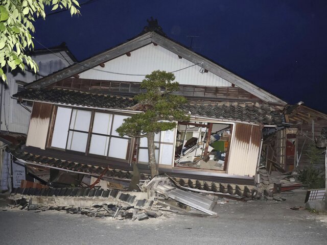 Человек погиб из-за землетрясения магнитудой 6,3 в Японии