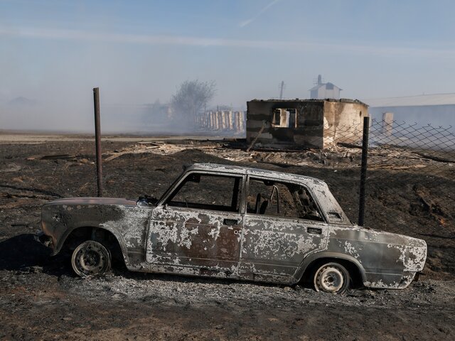 Угроза населенным пунктам от пожаров в Курганской области снята – МЧС