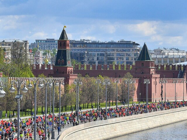 Ограничения движения в центре столицы из-за Московского полумарафона сняли