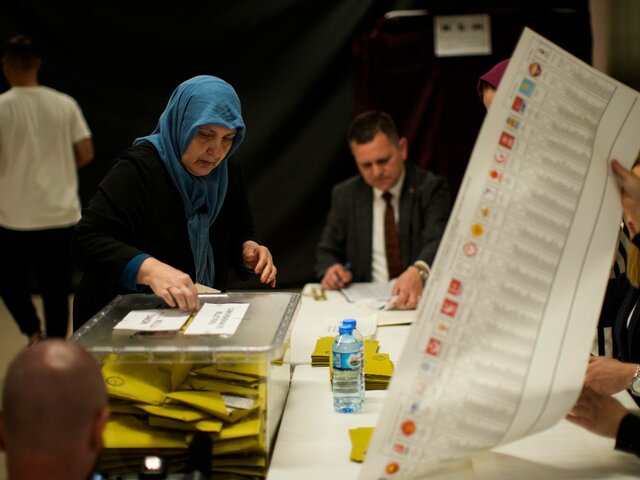 Эрдоган набрал более 56% голосов после подсчета почти 15% бюллетеней
