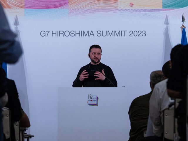 Зеленский на саммите G7 в Японии сравнил Хиросиму с Артемовском