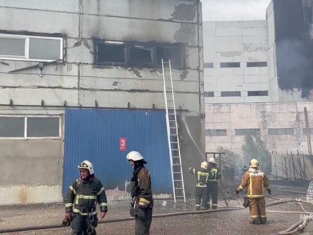Пожар на складе в Воронеже ликвидирован