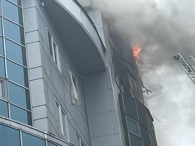 Пожар в отеле Marton Palace в центре Калининграда потушили
