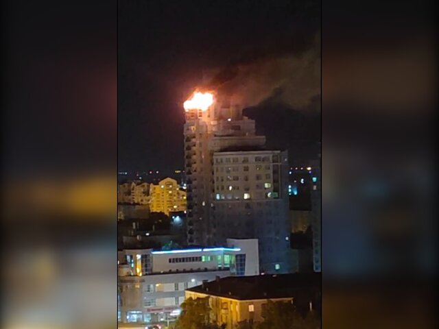 Пожар на крыше многоэтажного дома в Белгороде ликвидирован