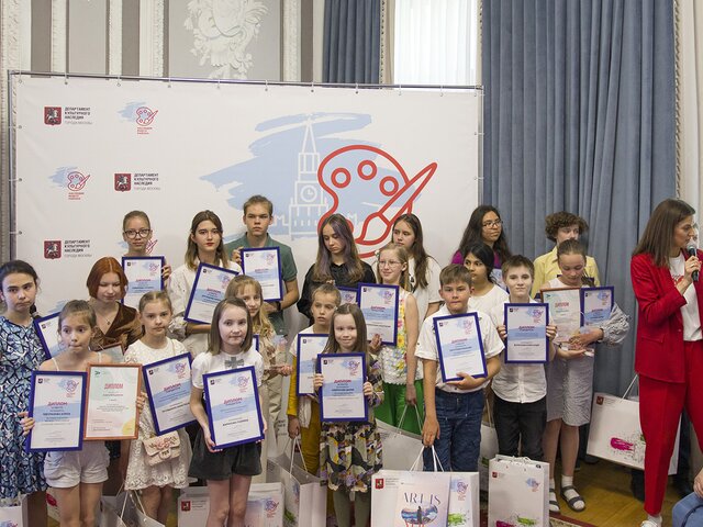 Собянин подвел итоги конкурса детского рисунка 