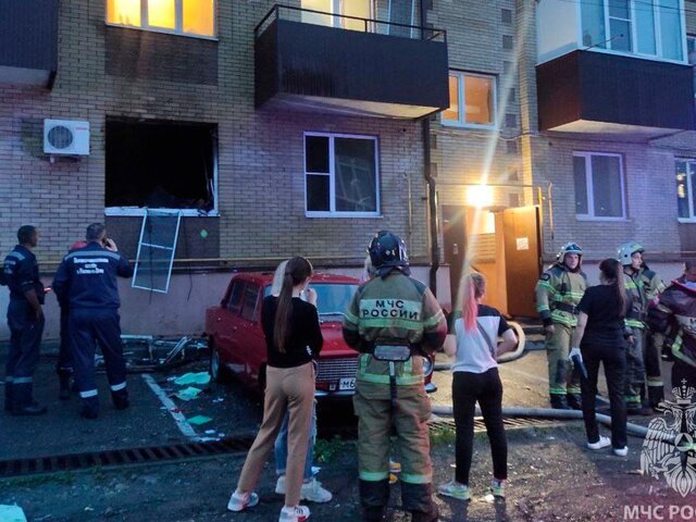 Мужчина пострадал при взрыве газового баллона в многоквартирном доме в Ростове-на-Дону