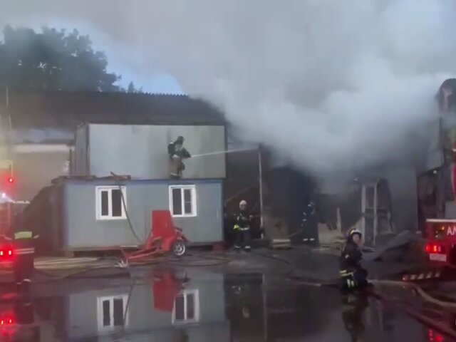 Пожар на складе в Текстильщиках в Москве был ликвидирован