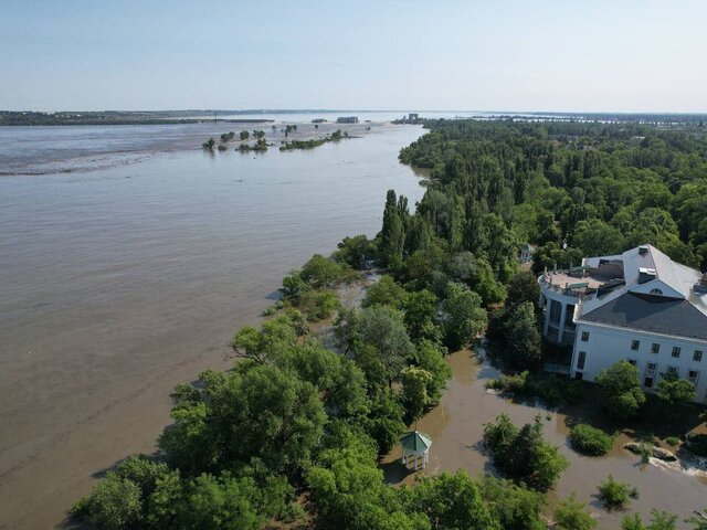 Режим ЧС ввели на территории Новокаховского городского округа из-за разрушения ГЭС