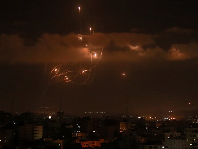 В армии Израиля сообщили о перехвате четырех ракет, выпущенных из Газы