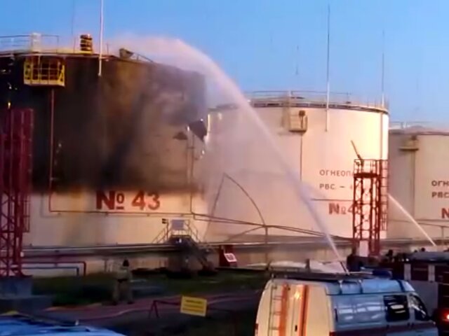 Пожар на нефтеперерабатывающем заводе на Кубани полностью ликвидирован – губернатор