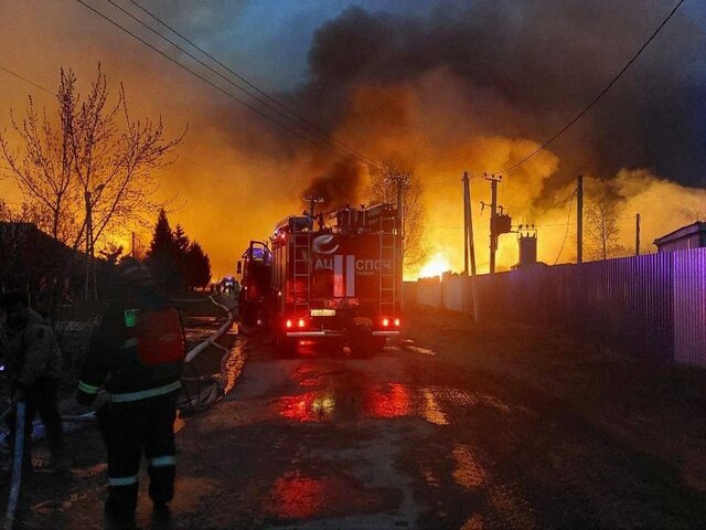 СК приступил к проверке из-за пожара в селе Успенка Тюменской области