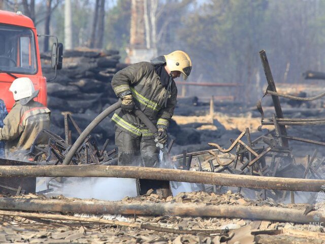 Открытое горение в поселке Сосьве ликвидировали спустя два дня