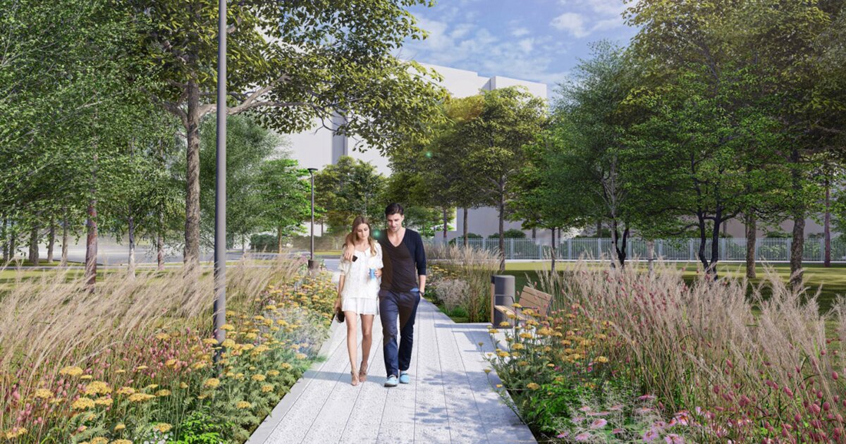 Специалисты благоустроят территорию возле ТПУ "Планерная" на северо ...