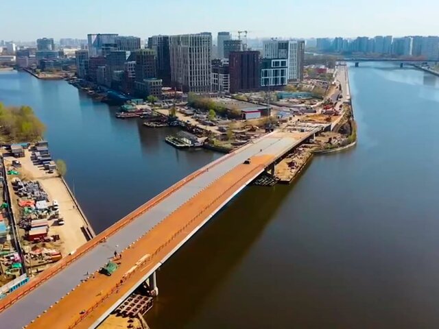 Мост через затон Новинки на ЗИЛе достроят в 2023 году – Собянин