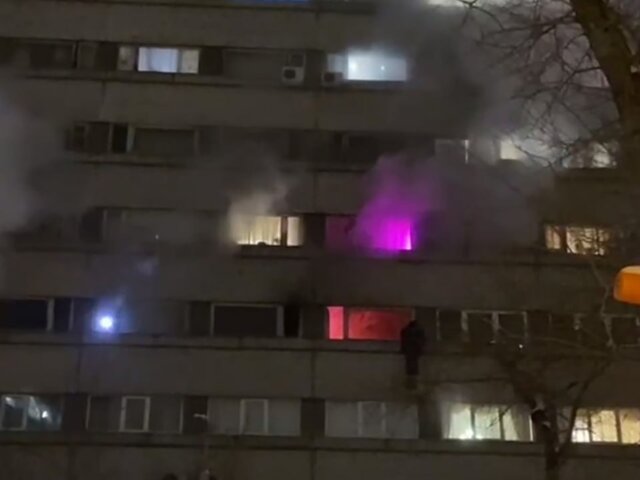 Пожар произошел в отеле 