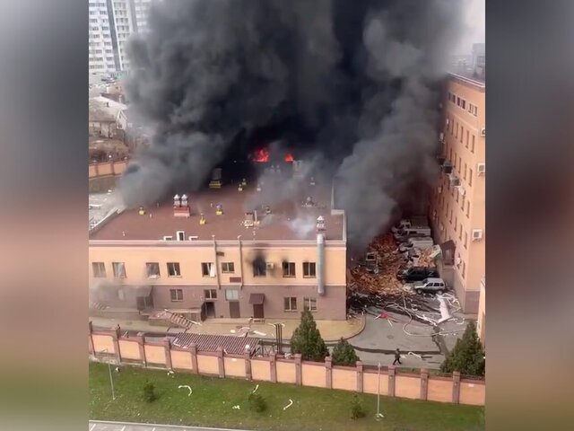 Губернатор Ростовской области назвал причину пожара в здании погрануправления ФСБ