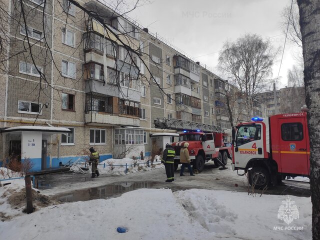 Два человека пострадали при взрыве газа в жилом доме в Ульяновске