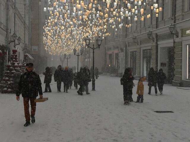 Москвичей предупредили о мокром снеге, дожде и гололедице
