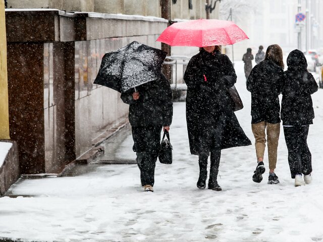 Около 40% месячной нормы осадков выпало в Москве за 12 марта