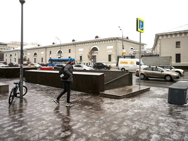 Желтый уровень погодной опасности объявили в Москве из-за ветра и гололедицы