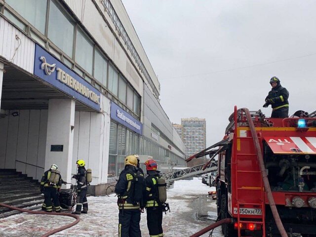 Пожар в здании на улице Академика Королева ликвидировали