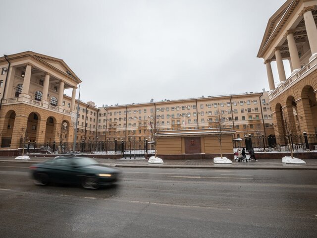 Пожар произошел в здании ГУ МВД по Москве