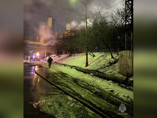 Пожар на коксогазовом заводе в подмосковном Видном потушен