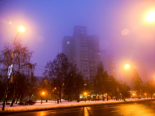 МЧС предупредило москвичей о сильном тумане в пятницу