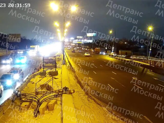 Движение на МКАД в московском районе 27-го км восстановили после аварии