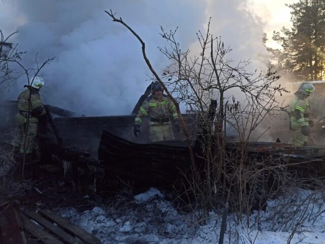 Три человека погибли при пожаре в частном доме в Вологде