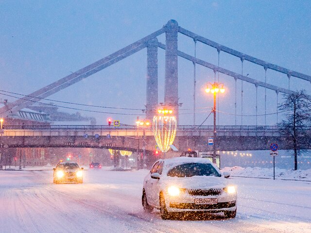 Оранжевый уровень погодной опасности продлили в Москве из-за аномальных морозов