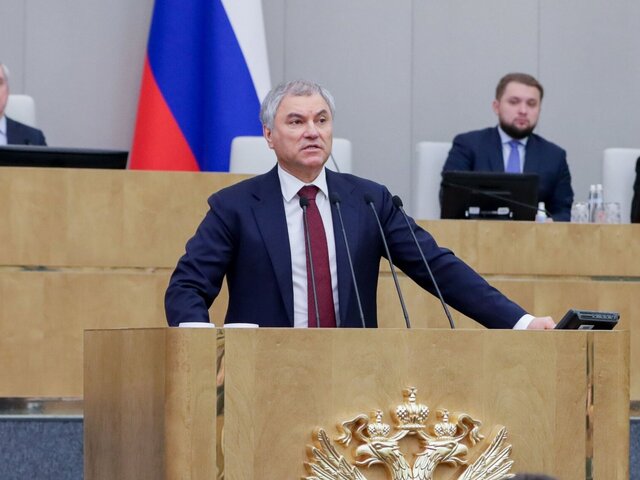 Володин заявил о защите России через институт президентства