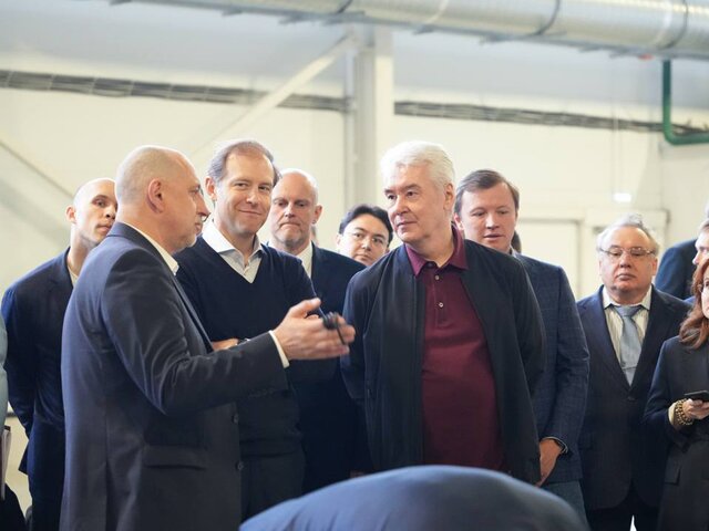 Министр промышленности РФ и мэр Москвы посетили индустриальный парк 
